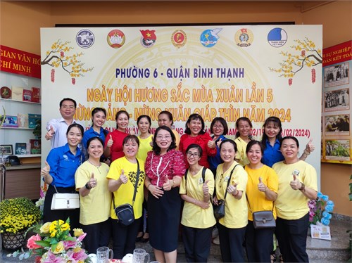 Trường Mầm non 6 tham gia Ngày hội Hương sắc mùa xuân lần thứ 5 do UBND Phường 6 tổ chức