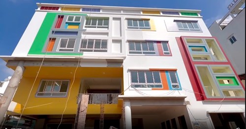 Trường Mầm non Phường 6 sắp hoàn thành.