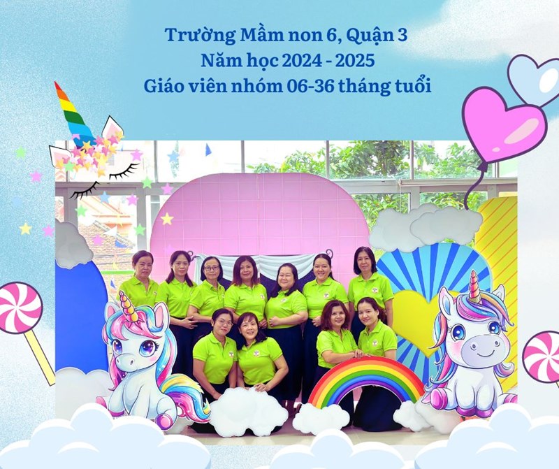 MN6Q3_Tổ giáo viên phụ trách nhóm 06-36 tháng tuổi. Năm học 2024-2025