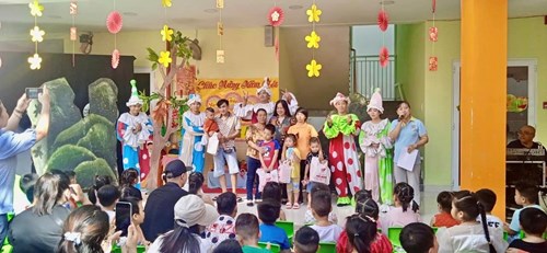 Trường mầm non 6 tổ chức hoạt động mừng Xuân Giáp Thìn 2024