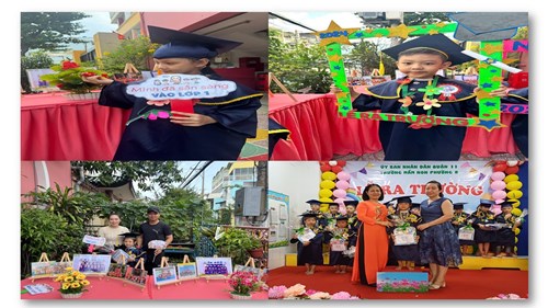 Lễ ra trường của các bé lớp lá