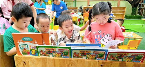 🌈 Trường Mầm Non 8 🌺 Ngày Hội Sách tại Cơ sở 1