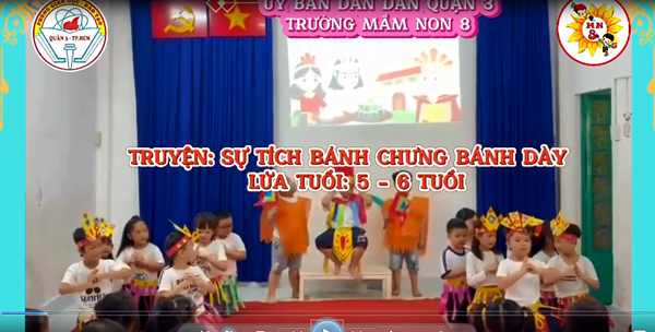 Trường Mầm Non 8 - Truyện  Sự tích bánh chưng - bánh dày 