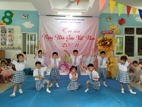 Lễ hội  Tri ân thầy cô giáo  trường Mầm non 8 - cơ sở 2