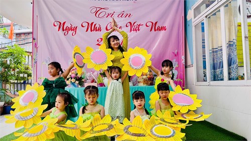 Lễ hội  Tri ân thầy cô  tại trường Mầm non 8 - Cơ sở 1