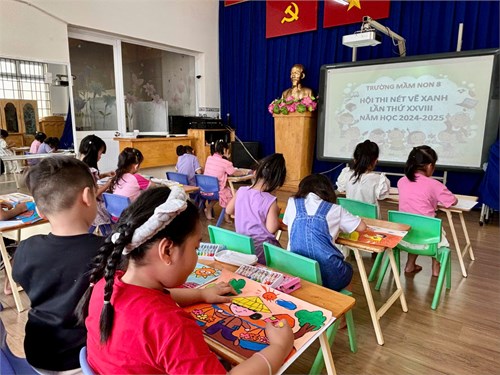 Hội thi nét vẽ xanh - Năm học 2024-2025