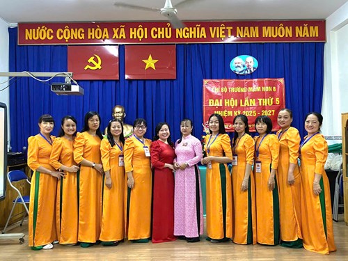 Đại hội Chi Bộ Mầm non 8 lần thứ V, nhiệm kỳ 2025-2027