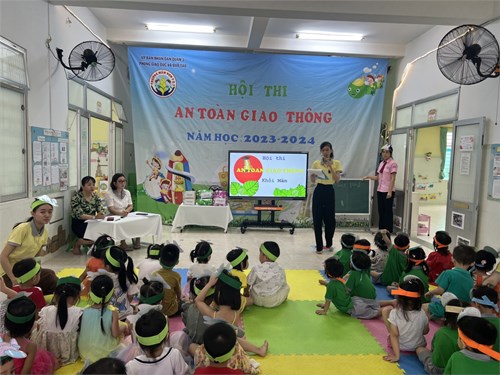 📣📣📣hội thi bé tìm hiểu an toàn giao thông năm học 2023-2024