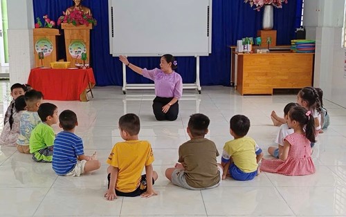 Hoạt động học tách - gộp trong phạm vi 7 lớp Lá 2