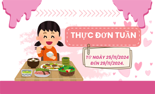 Thực đơn tuần 13