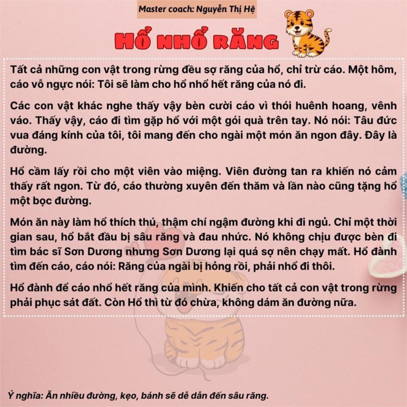 Truyện  Hổ nhổ răng 