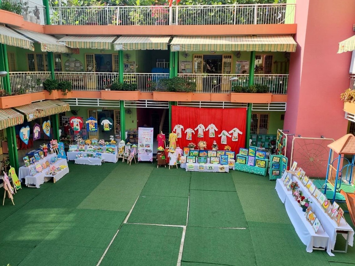 Trường mầm non 9 tổ chức ngày hội  ươm mầm nghệ thuật  - lan tỏa yêu thương
