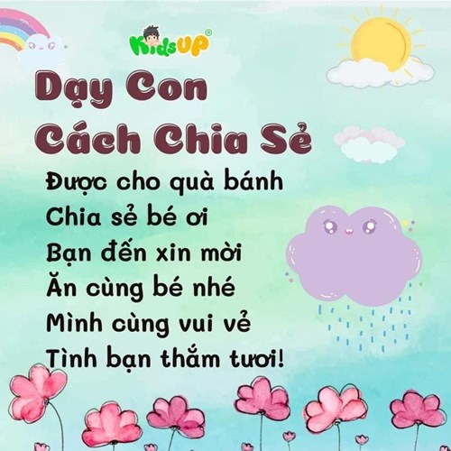 Dạy con cách chia sẻ