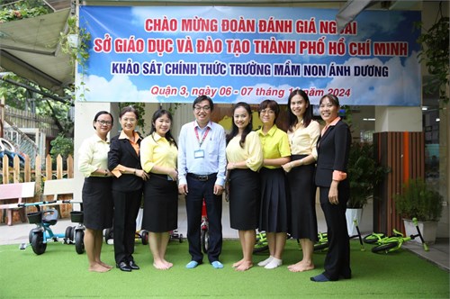 Đón  đoàn đánh giá  ngoài chính thức kiểm định chất lượng giáo dục năm học 2024- 2025