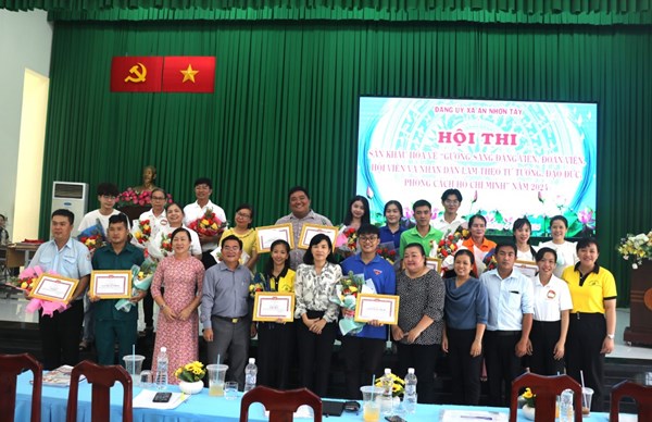 Chi bộ Trường mầm non An Nhơn Tây tham gia Hội thi Sân khấu hóa về  Gương sáng Đảng viên, Đoàn viên, Hội viên và Nhân dân làm theo tư tưởng, đạo đức, phong cách Hồ Chí Minh  năm 2024
