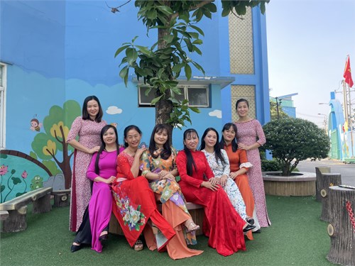 Trường Mầm non Bé Ngoan 3 hưởng ứng chương trình Lễ hội Áo dài Thành phố Hồ Chí Minh lần thứ 10, năm 2024