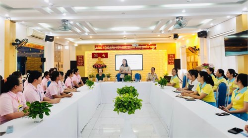 Trường Mầm non Bé Ngoan chào đón giáo sinh thực tập Trường Đại học Sài Gòn