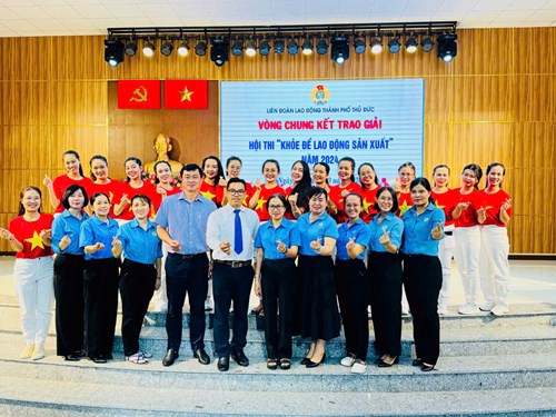 CĐCS Trường Mầm non Bình Chiểu tham gia vòng chung kết Hội thi  Khỏe để lao động sản xuất  năm 2024