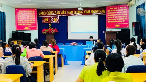 Trường Mầm non Bình Chiểu tham gia Tập huấn  Phối hợp tầm soát, phát hiện sớm các vấn đề sức khỏe tâm thần học đường tại các trường mầm non 