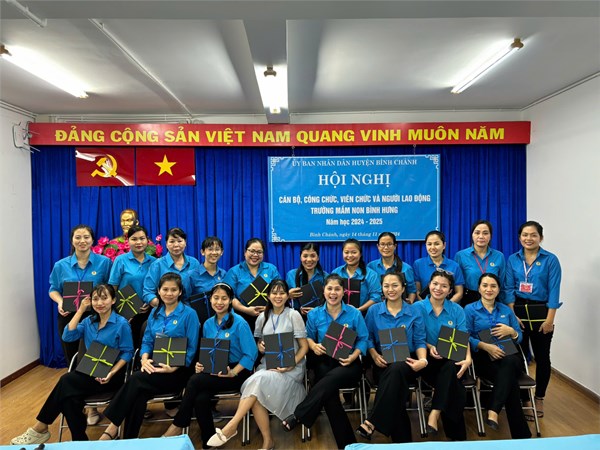 Hội nghị cán bộ, công chức, viên chức và người lao động trường mầm non bình hưng