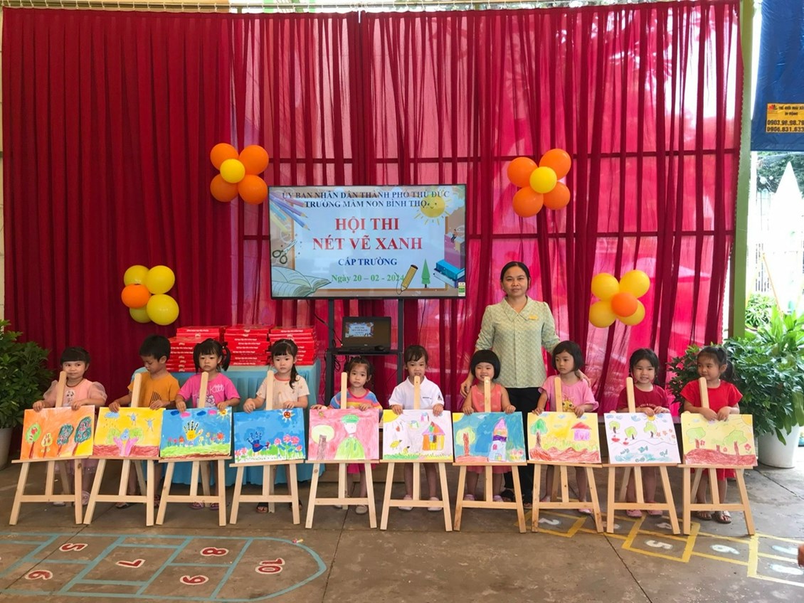 Hội Thi   Nét Vẽ Xanh  cấp trường