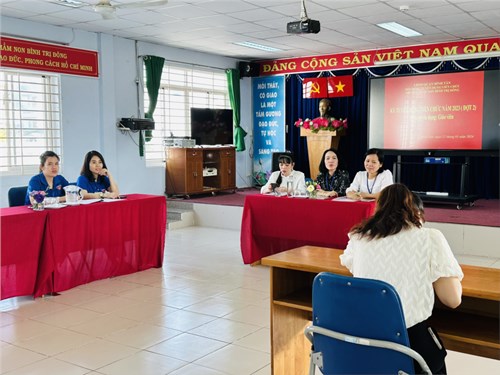 Trường Mầm non Bình Trị Đông
XÉT TUYỂN VIÊN CHỨC NĂM 2023 (ĐỢT 2) – VÒNG 2
VỊ TRÍ TUYỂN DỤNG: GIÁO VIÊN