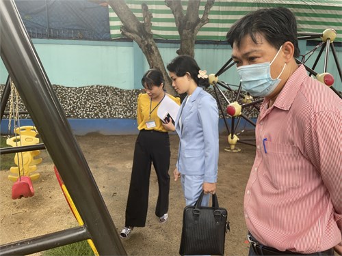 Đón đoàn kiểm tra của Sở Y Tế TP Hồ Chí Minh (04/7/2024).
