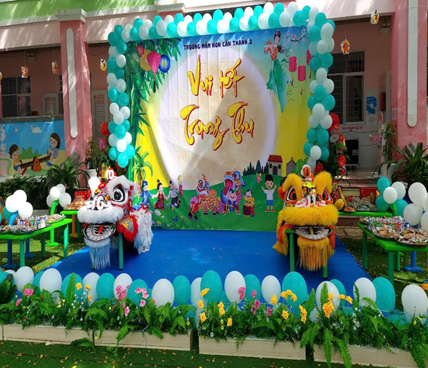 Trường Mầm non Cần Thạnh 2 tổ chức lễ hội Trung thu năm 2024