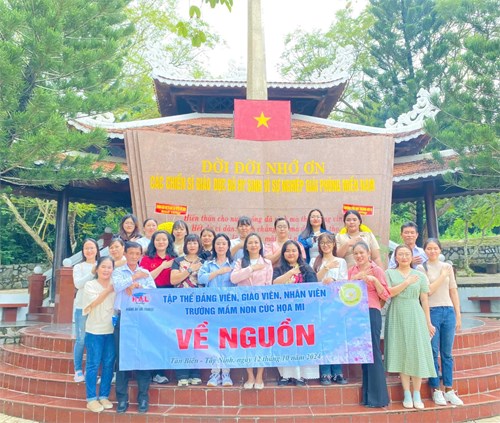 Hành trình về nguồn Tân Biên - Tây Ninh năm 2024 
Hoạt động do Chi bộ Trường Mầm non Cúc Họa Mi khởi xướng và thu hút công đoàn viên cùng tham gia học tập