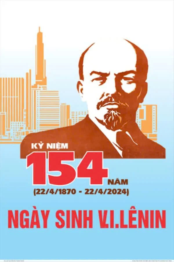 Kỷ niệm 154 năm sinh của V.L.LÊ-NIN (22/4/1870 - 22/4/2024)