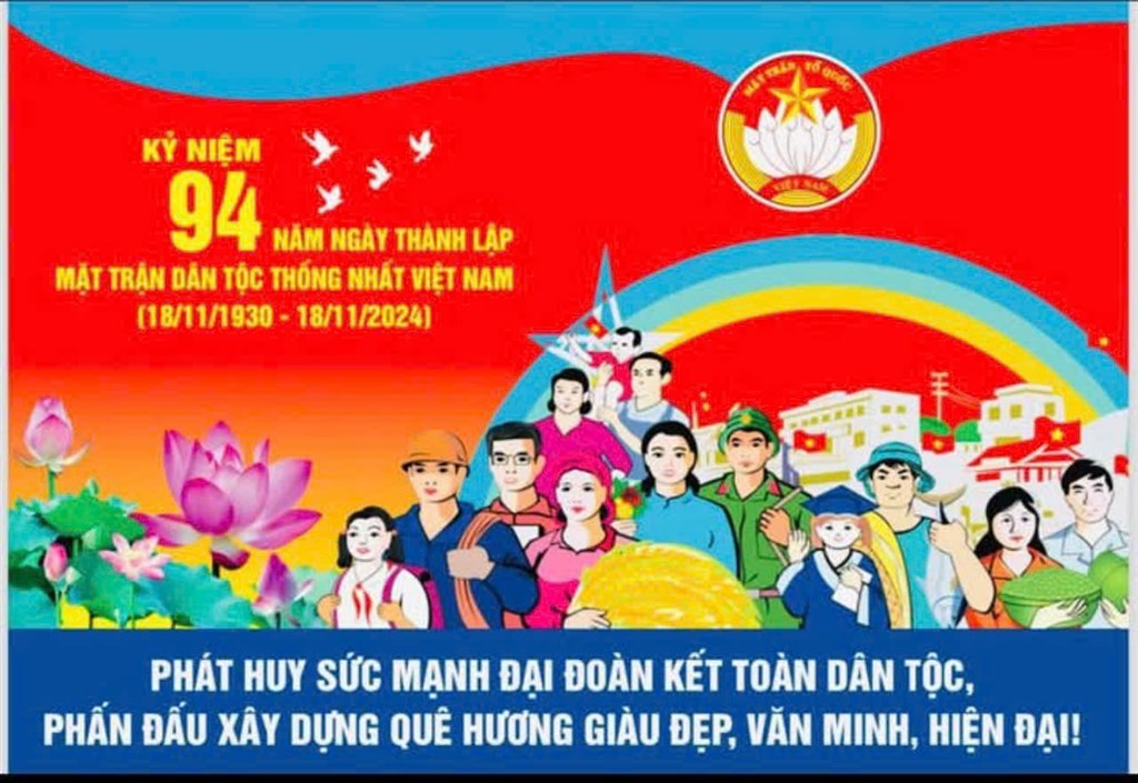 Kỷ niệm ngày thành lập Mặt trận Dân tộc thống nhất Việt Nam (18/11/1930 – 18/11/2024)