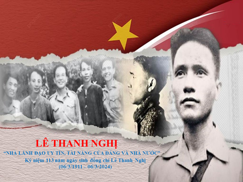 Kỷ niệm 113 năm ngày sinh Đồng chí Lê Thanh Nghị (06/3/1911 – 06/3/2024)