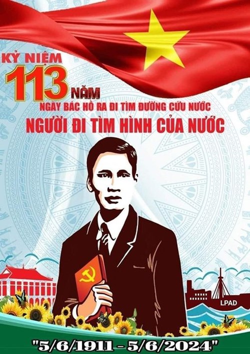 Kỷ niệm 113 năm ngày Bác Hồ ra đi tìm đường cứu nước (5/6/1911-5/6/2024)