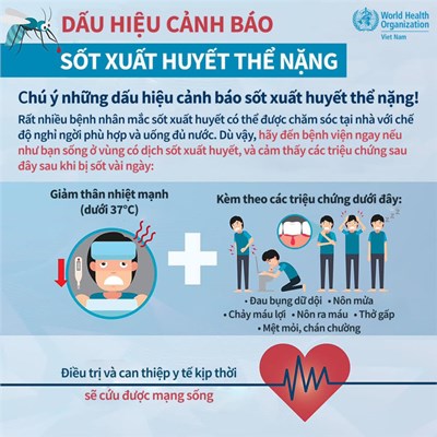 Dấu hiệu cảnh báo Sốt xuất huyết trở nặng