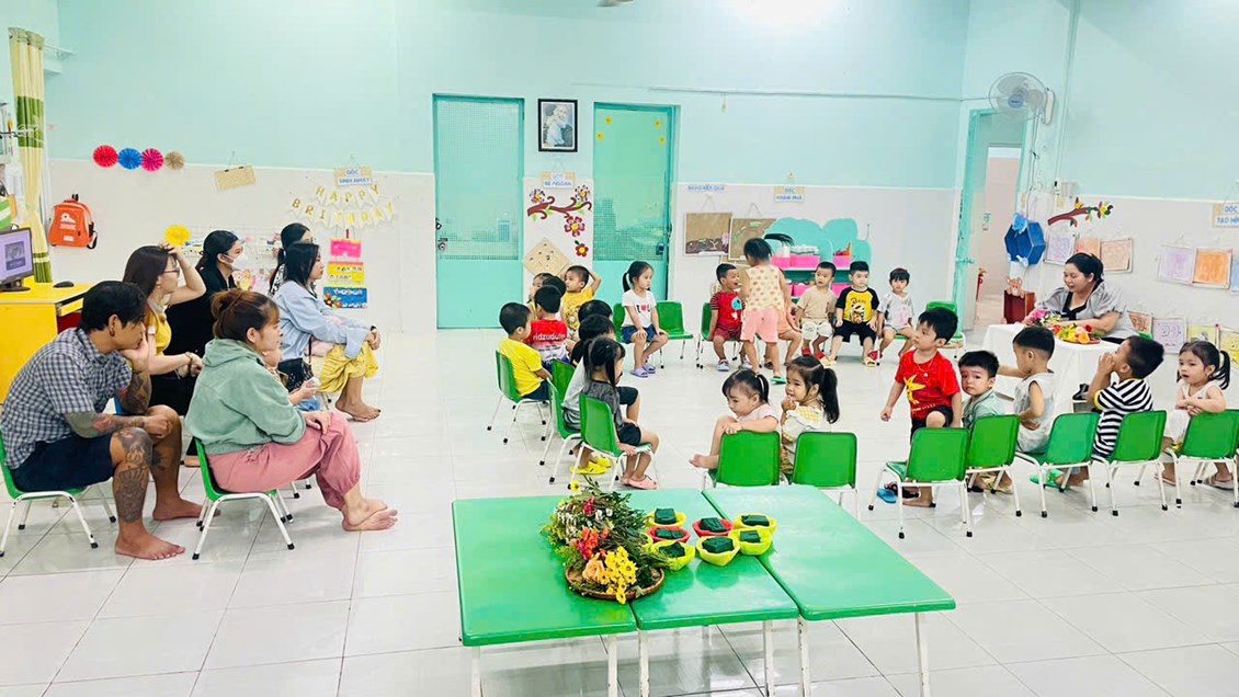 Thao giảng 20 tháng 10 lớp mầm 2024