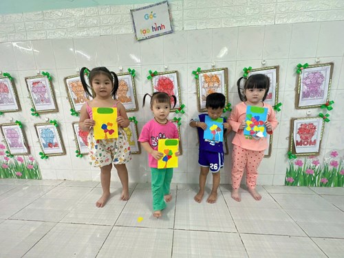 Thao giảng chào mừng ngày 20 tháng 10 năm 2024 lớp Mầm 1