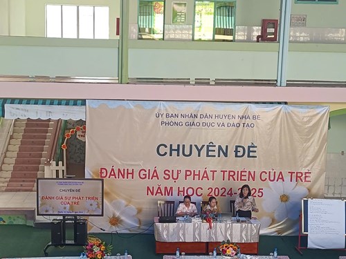 Chuyên đề  Đánh giá sự phát triển của trẻ  năm học 2024-2025