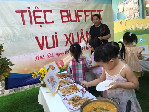 Buffet chào năm mới 2024