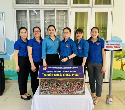 Chương trình  Ngôi nhà của pin  tổ chức tại trường MN Hoa Đào vào ngày 29/03/2024