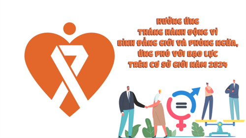Hưởng ứng “Tháng hành động vì bình đẳng giới và phòng ngừa, ứng phó với bạo lực trên cơ sở giới năm 2024”