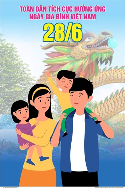 Toàn dân tích cực hưởng ứng ngày gia đình việt nam 28/6