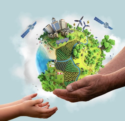 Trường Mầm non Hoa Hồng hưởng ứng Ngày Khí tượng thế giới 23 tháng 3 năm 2024