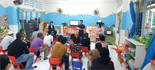 Trường mầm non hoa hồng họp phhs sơ kết học kỳ 1 và phương hướng hk2 tại các lớp