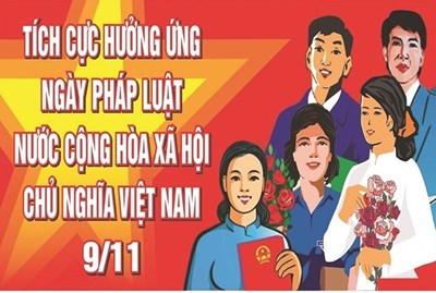 Trường mầm non hoa hồng 1 tích cực hưởng ứng ngày pháp luật nước cộng hòa xã hội chủ nghĩa việt nam năm 2024