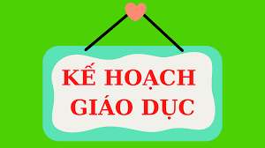 Kế hoạch giáo dục tháng 10 năm học 2024-2025
