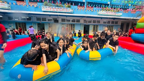 Trường Mầm non Hoa Hồng tổ chức Hoạt động trải nghiệm cho trẻ năm học 2023 - 2024