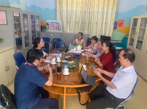 Trường Mầm non Hoa Hồng đón Sở Giáo dục và Đào tạo Thành phố Hồ Chí Minh