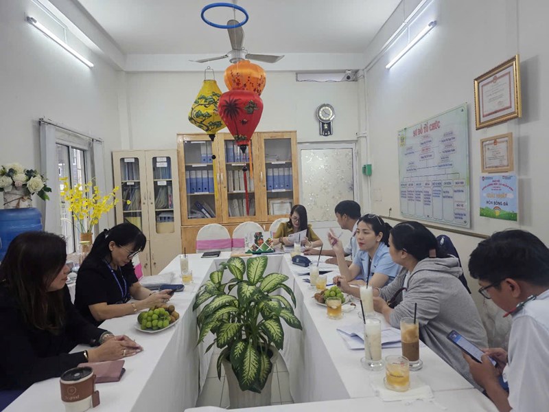 Sở An toàn thực phẩm Thành phố Hồ Chí Minh - Kiểm tra An toàn thực phẩm tại trường mầm non Hoa Lan vào ngày 9/10/2024.