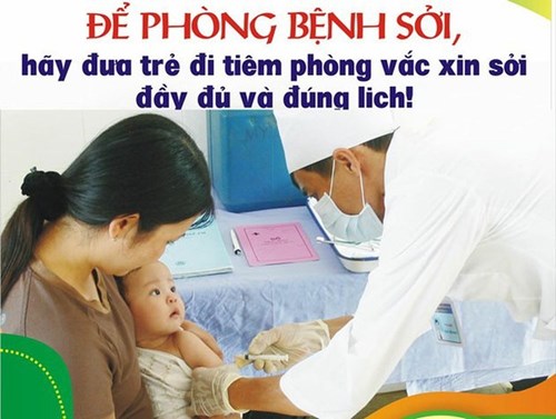Bảo vệ trẻ trước dịch Sởi