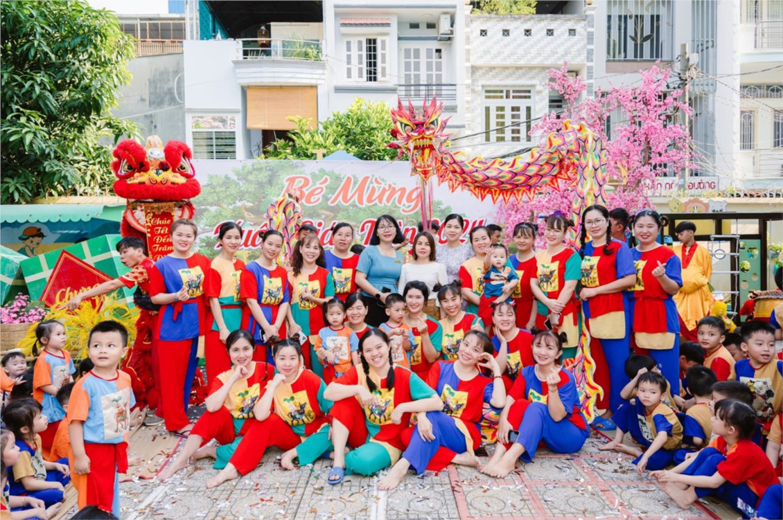 Trường mầm non hoa lan tổ chức sân chơi ngày tết cổ truyền dân tộc năm học 2023-2024